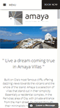 Mobile Screenshot of amayavillas.com